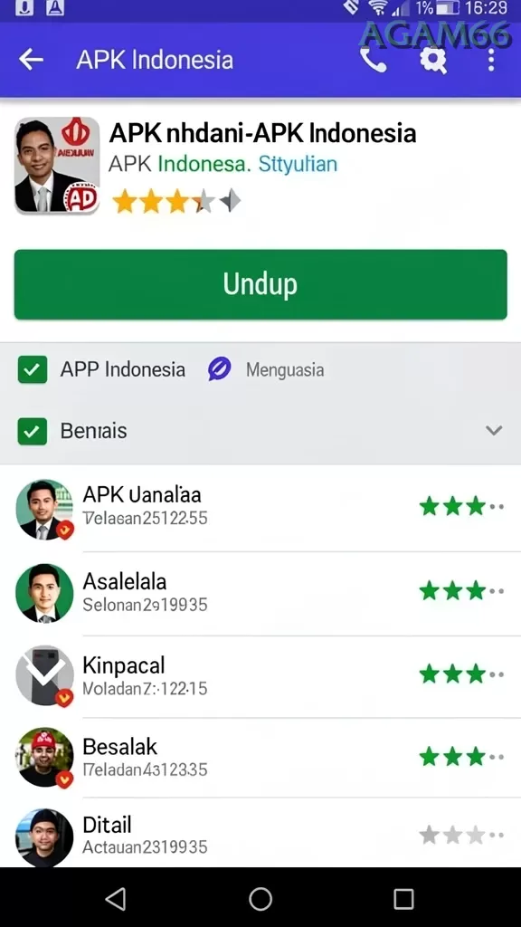 Cuplikan layar AJOTOTO — pengaturan akun
