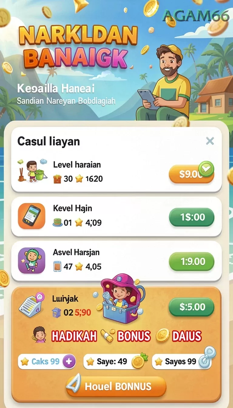 Cuplikan layar PUNYASULTAN77 — menu navigasi