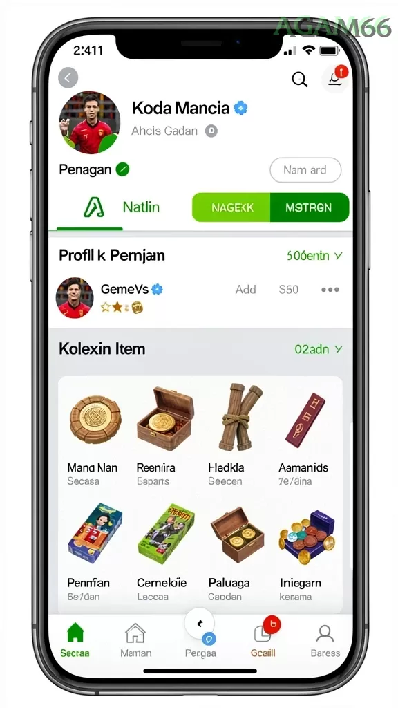 Cuplikan layar JNTWIN — pengaturan akun